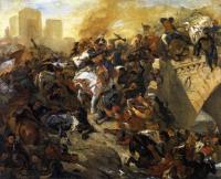 Delacroix, Eugene - The Battle of Taillebourg (draft)